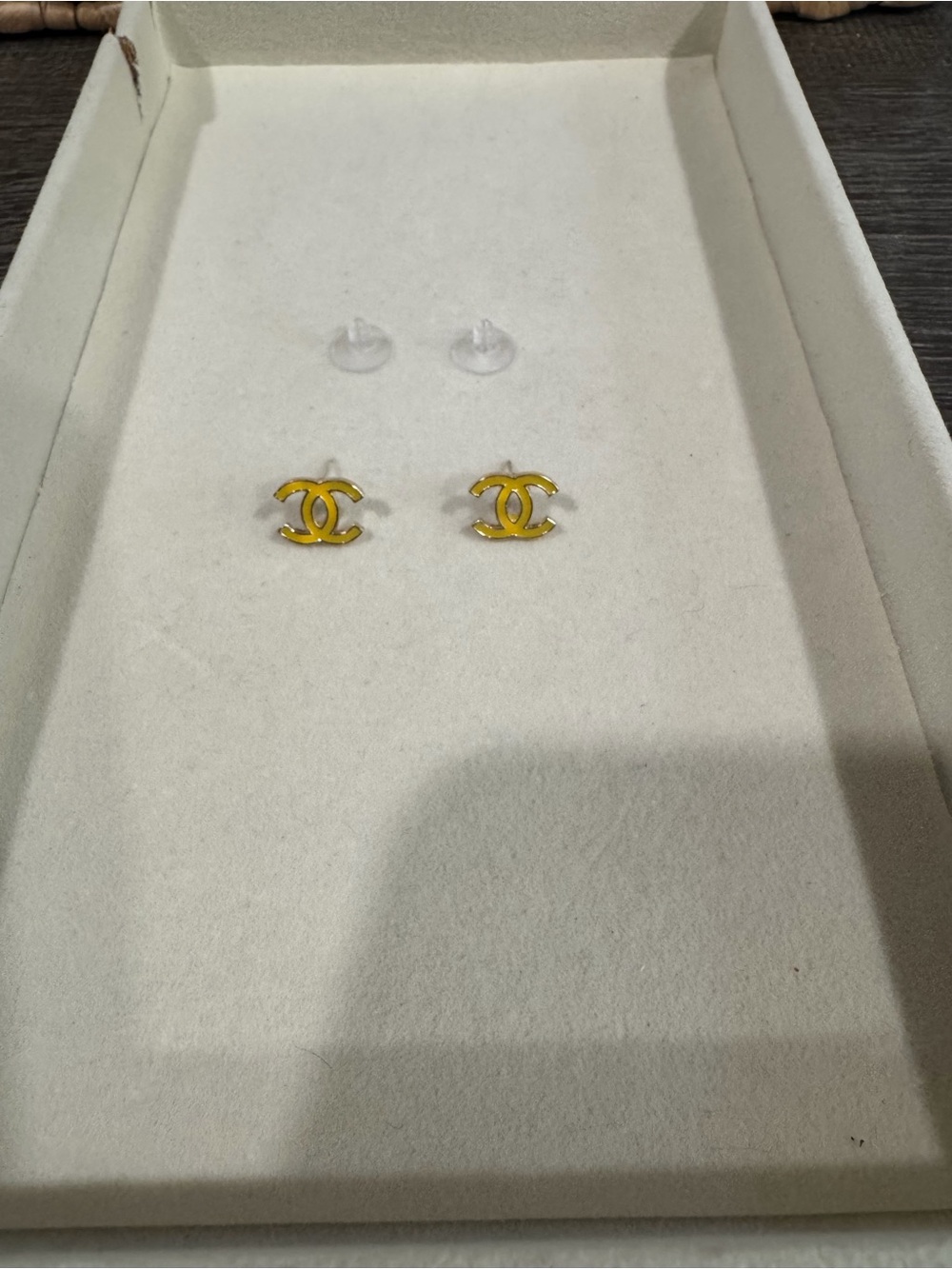 Yellow & gold tiny studs